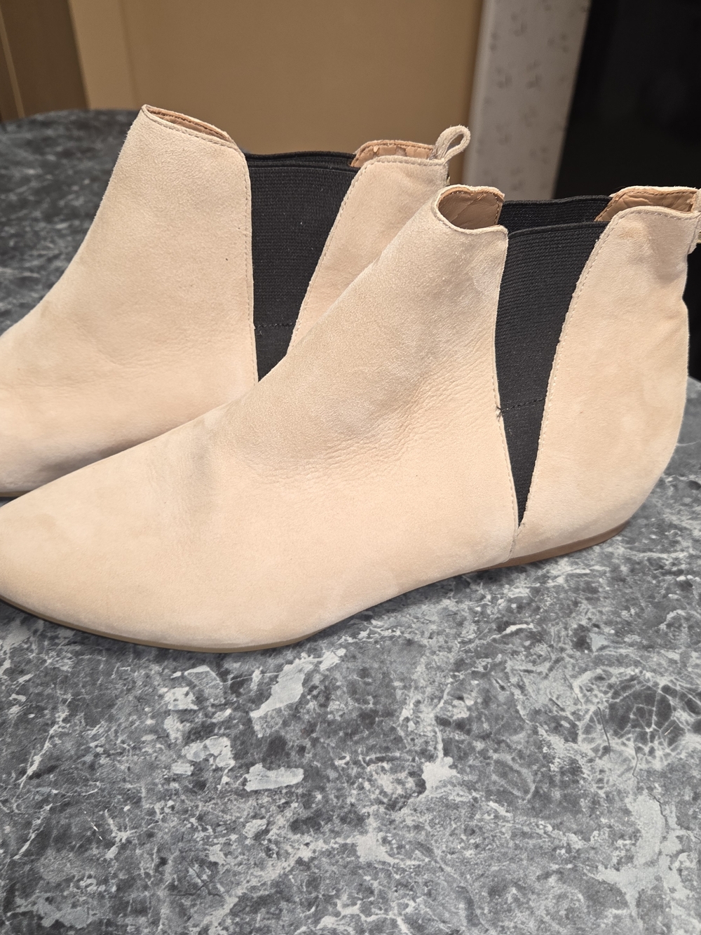 Calvin Klein Ankle Boots - Beige
